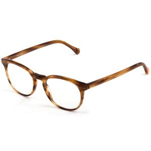 Felix Gray non prescription roebling blue light glasses in amber toffee